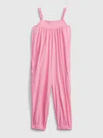 GAP Dětský overal strappy bubble jumpsuits - Holky