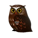 Sova 3D kartonová skládačka