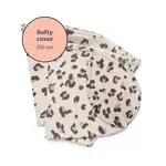 Potah na multifunkční kojicí polštář Softy, LEOPARD CREAM