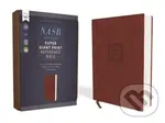 NASB, Super Giant Print Reference Bible (Font Size: 16.5-point), Leathersoft, Brown, Red Letter, 1995 Text, Comfort Print - Zondervan