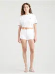 Levi&#39;s Bílé dámské džínové kraťasy Levi's® - Dámské