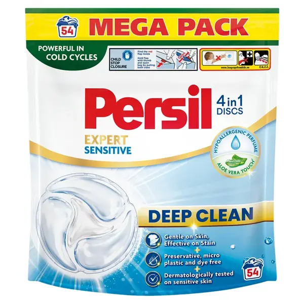 Persil Discs 4in1 Deep Clean Expert Sensitive kapsuly do práčky