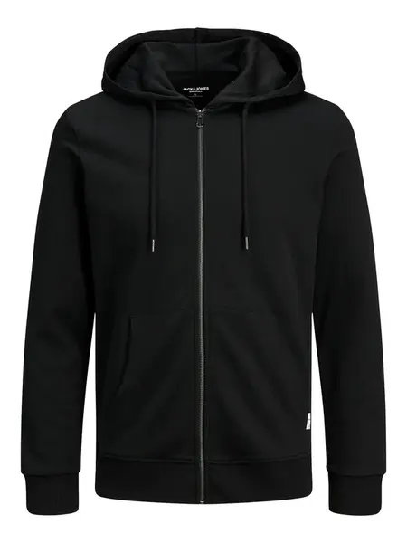 Jack & Jones Plus Tepláková bunda  čierna