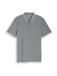 TOM TAILOR DENIM Tričko  sivá / biela