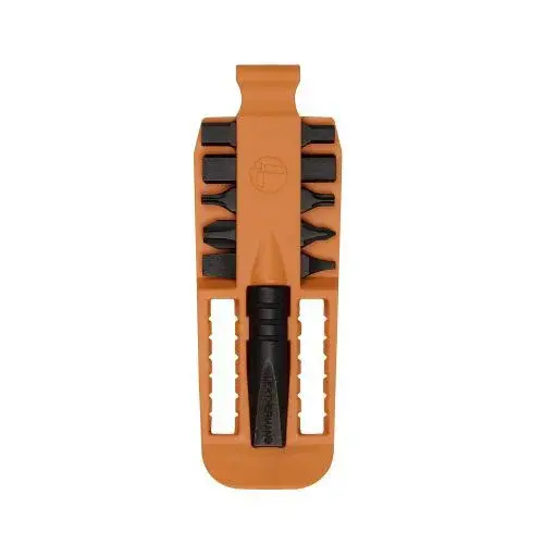 Leatherman bit kit 3 black pkg orange