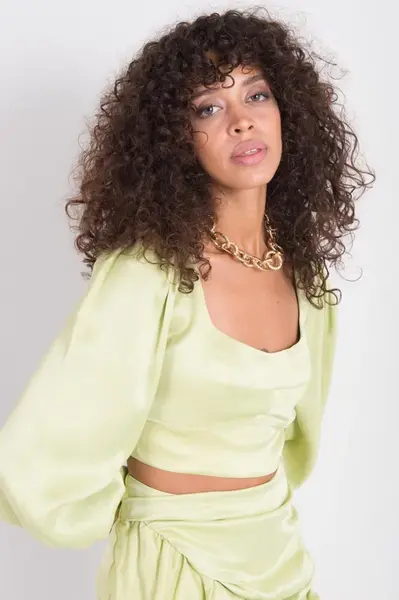 Limetková dámská halenka BSL