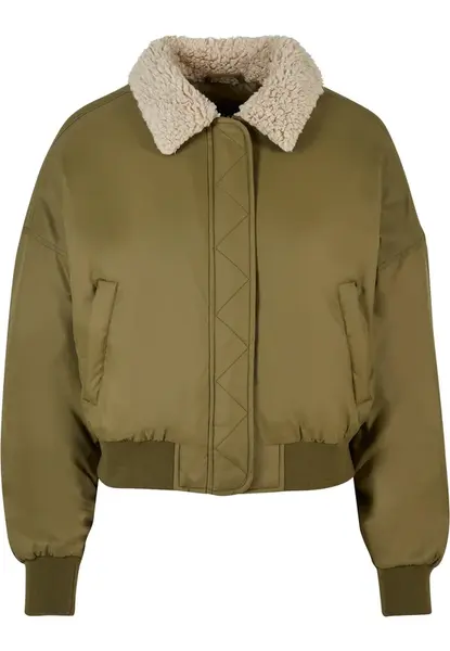 Urban Classics Prechodná bunda  béžová / olivová