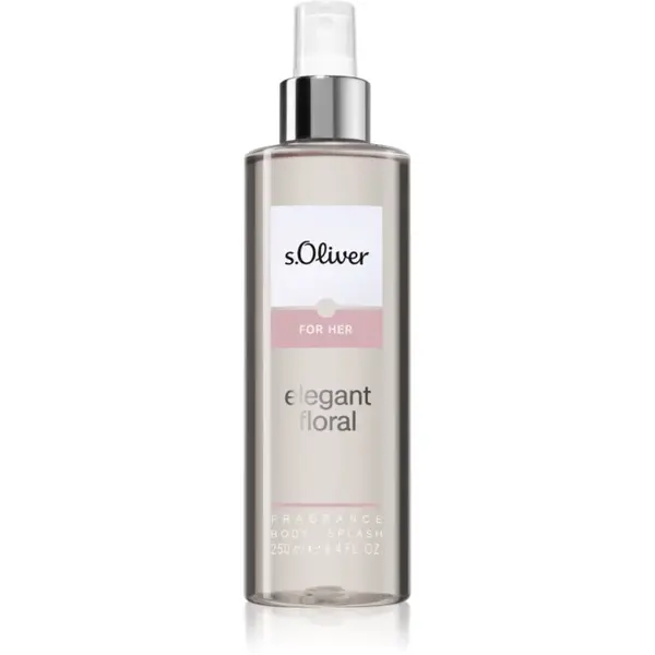 s.Oliver Elegant Floral For Her tělový sprej pro ženy 250 ml