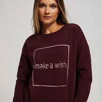 Jednoduchá mikina s potiskem