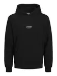 Jack & Jones Junior Mikina 'JJESoho'  čierna / biela