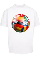 Pánské tričko Football's coming Home Europe Tour bílé