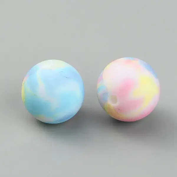 Gradient Color Silicone Beads