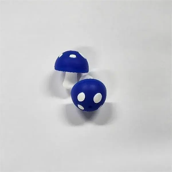 Mushroom Food Grade Eco-Friendly Silicone Focal Beads