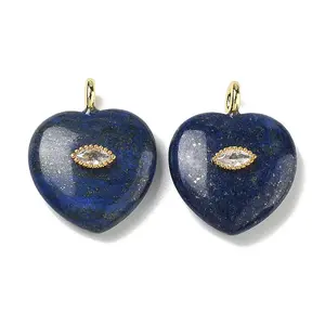 Dyed Natural Lapis Lazuli Pendants