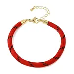 Braided Round Polyester Cord Bracelet Makings