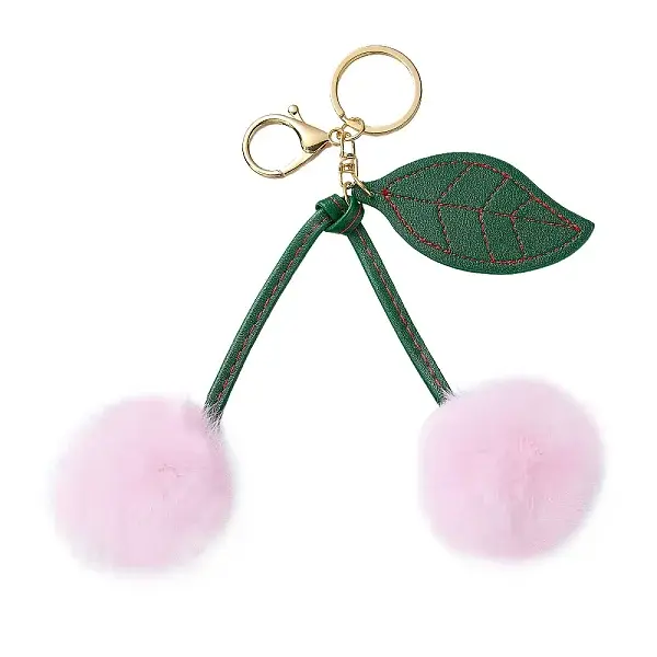 1Pc Cherry Plush Cloth Pendant Decorations