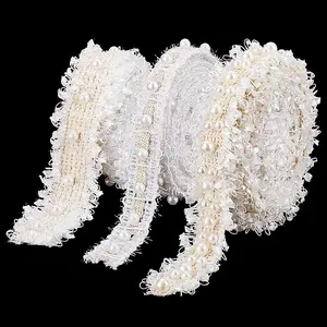 6 Yards 3 Styles Polyseter & Cotton Lace Trim Ribbon