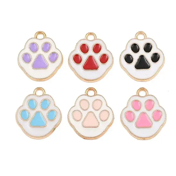 Alloy with Enamel Pendants