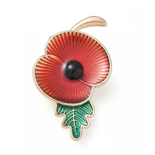 Remembrance Day Poppy Enamel Pin