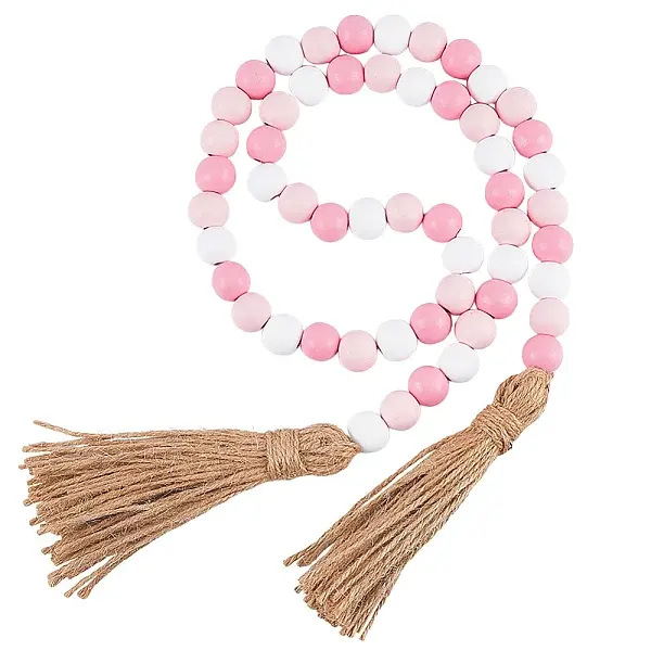 1Pc Wood Beads Pendant Decorations