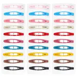 4 Sets Iron Snap Hair Clips