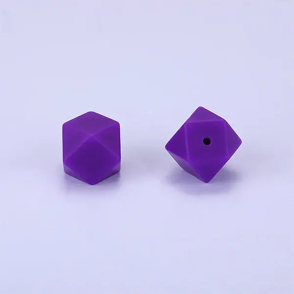 Hexagonal Silicone Beads