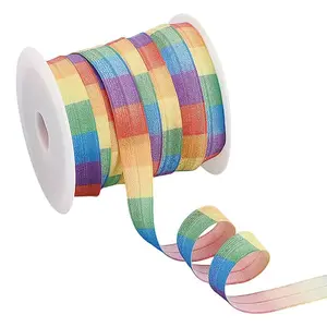 20M Rainbow Color Polyester Elastic Cords