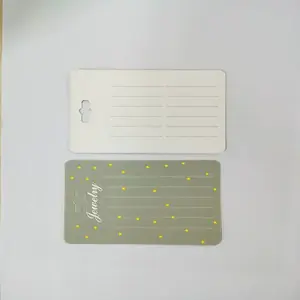 Paper Hair Ties Display Cards