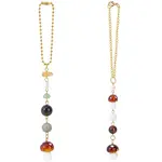 2Pcs 2 Styles Resin Mushroom Pendant Decorations