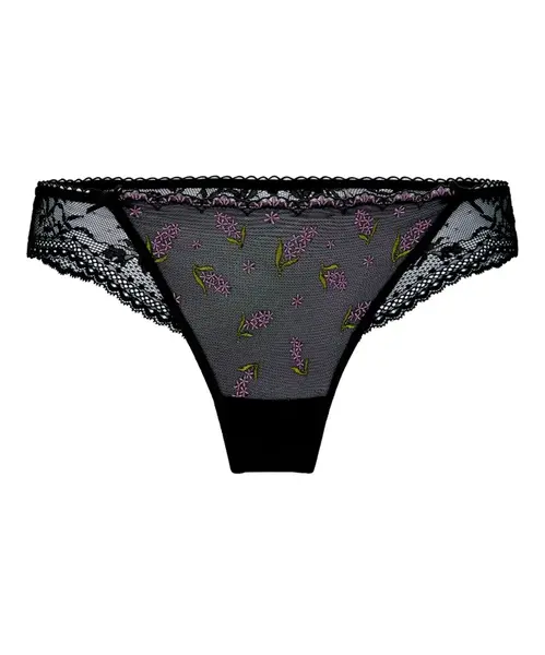 Hunkemöller Tangá 'Iris'  čierna