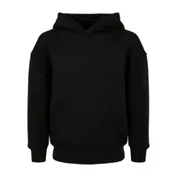 Dívčí organická mikina s kapucí černá