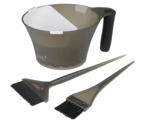 Sada pro barvení vlasů Sibel 4 ks - šedá (0089548) + dárek zdarma