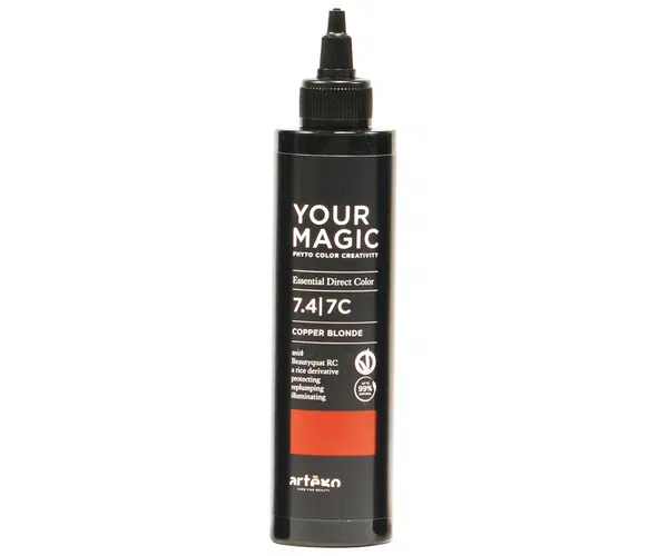 Tónující pigmenty na vlasy Artégo Your Magic 7.4 | 7C - 200 ml, měděná (0165254) + dárek zdarma