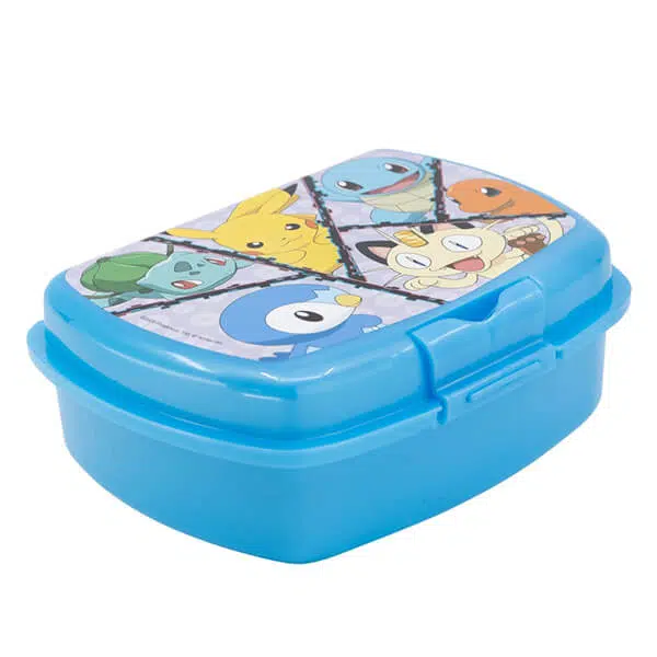 Svačinový box Pokémon - jednokomorový (modrý)