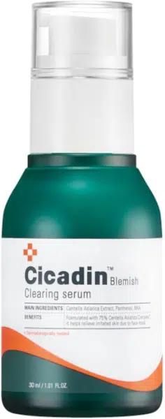 Missha Zklidňující sérum proti nedokonalostem pleti Cicadin Blemish (Clearing Serum) 30 ml
