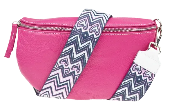 NovaKabelka.cz Reni Grande Fuxia s přídavným popruhem IX