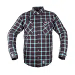 Košile W-TEC Black Heart Respector II černá s modrým pruhem M