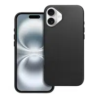 Zadní kryt LEATHER MAG COVER case pro Apple iPhone 16 Plus, black