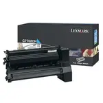 Lexmark C7702CH azurový (cyan) originální toner