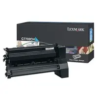 Lexmark C7702CH azurový (cyan) originální toner