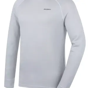 Husky Aron M XXL, light grey Pánská merino mikina