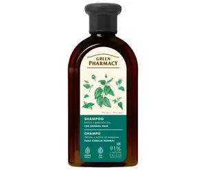 Šampon pro normální vlasy s kopřivou a lopuchovým olejem Green Pharmacy - 350 ml