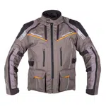 Touringová moto bunda W-TEC Smackton šedo-oranžová S