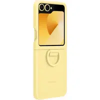 Silikonový zadní kryt Samsung EF-PF741TYEGWW pro Samsung Galaxy Z Flip6/7 FE, žlutá