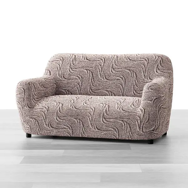 Bielastické potahy BRILLANTE hnědé