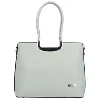 Dámská kabelka do ruky světle šedá - Delami Bella Rosa