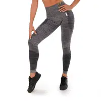 Dámské legíny Boco Wear Grey Melange Push Up šedá XS/S