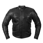 Pánská kožená moto bunda W-TEC Urban Noir černá S