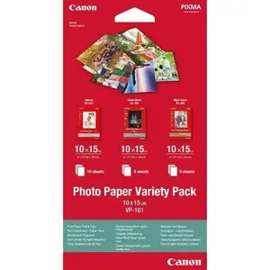 Canon Photo Paper Variety Pack VP-101 0775B078, 10x15cm, 20ks, lesklý, bílý, foto papír