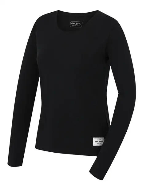 Husky Tee Loba L XS, black Dámské bavlněné triko